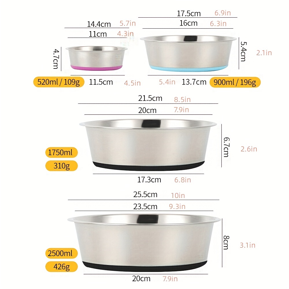 Mixing Bowls - Stainless Steel, 14.4