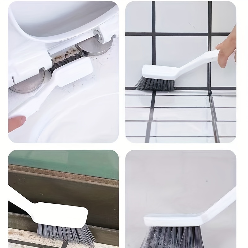 1pc Angled Stiff Bristles Grout Cleaning Brush, Grout Cleaner Brush For  Cleaning Kitchen Sink Bathroom Shower Tile Floors Lines, Small Crevice  Grooves