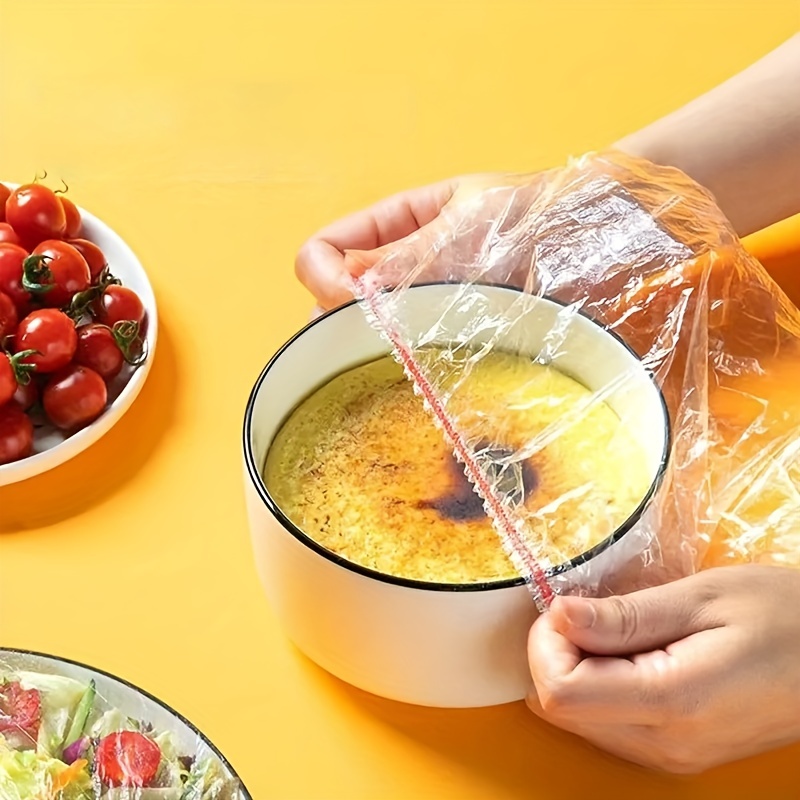  120 Pieces Elastic Food Storage Covers, Plastic Stretchable  Adjustable Food Covers Reusable Colorful Bowl Covers for Family Outdoor  Picnic Fruit Dishes Plates 3 Size: Home & Kitchen