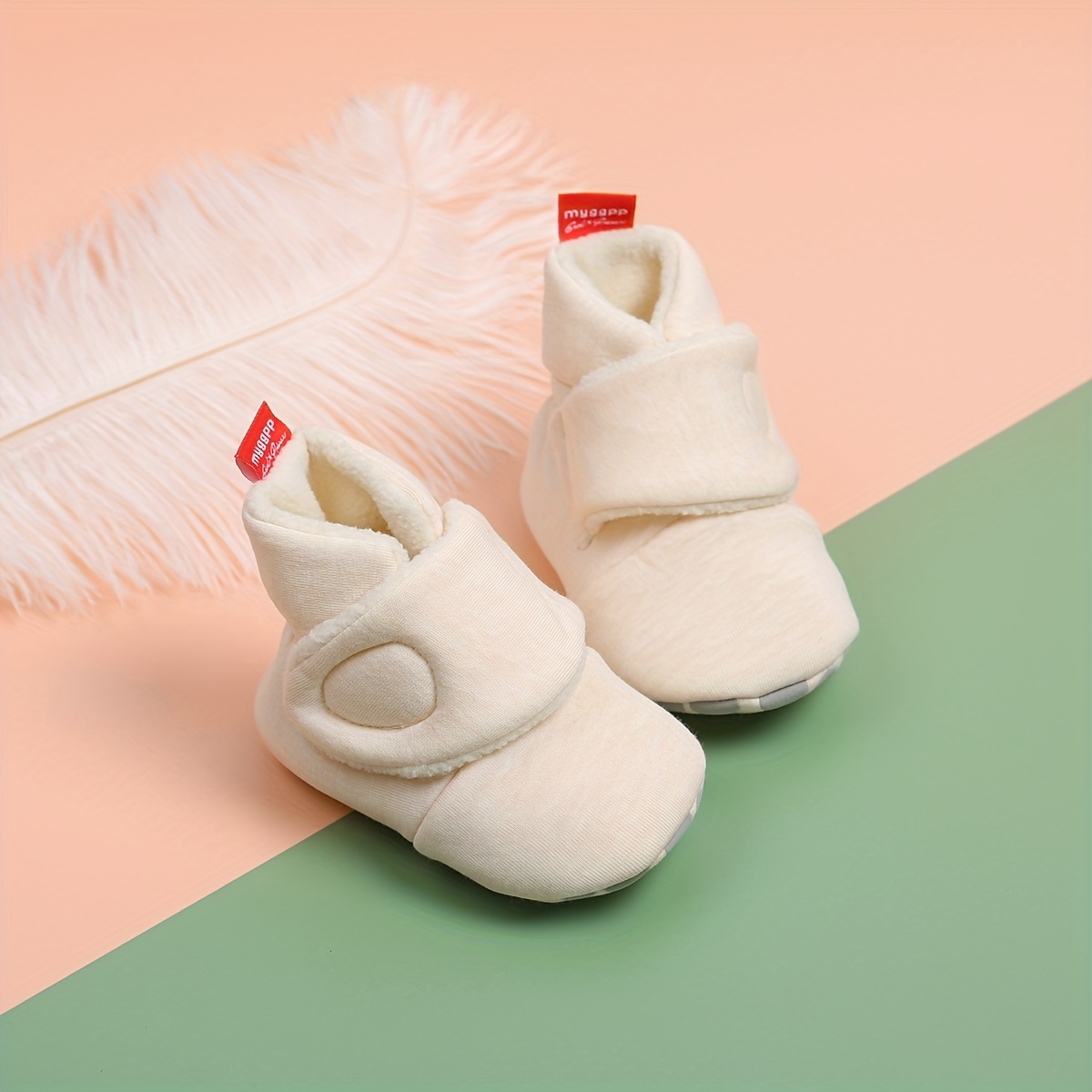Chaussons chaussettes animaux montantes antidérapantes pour bébé