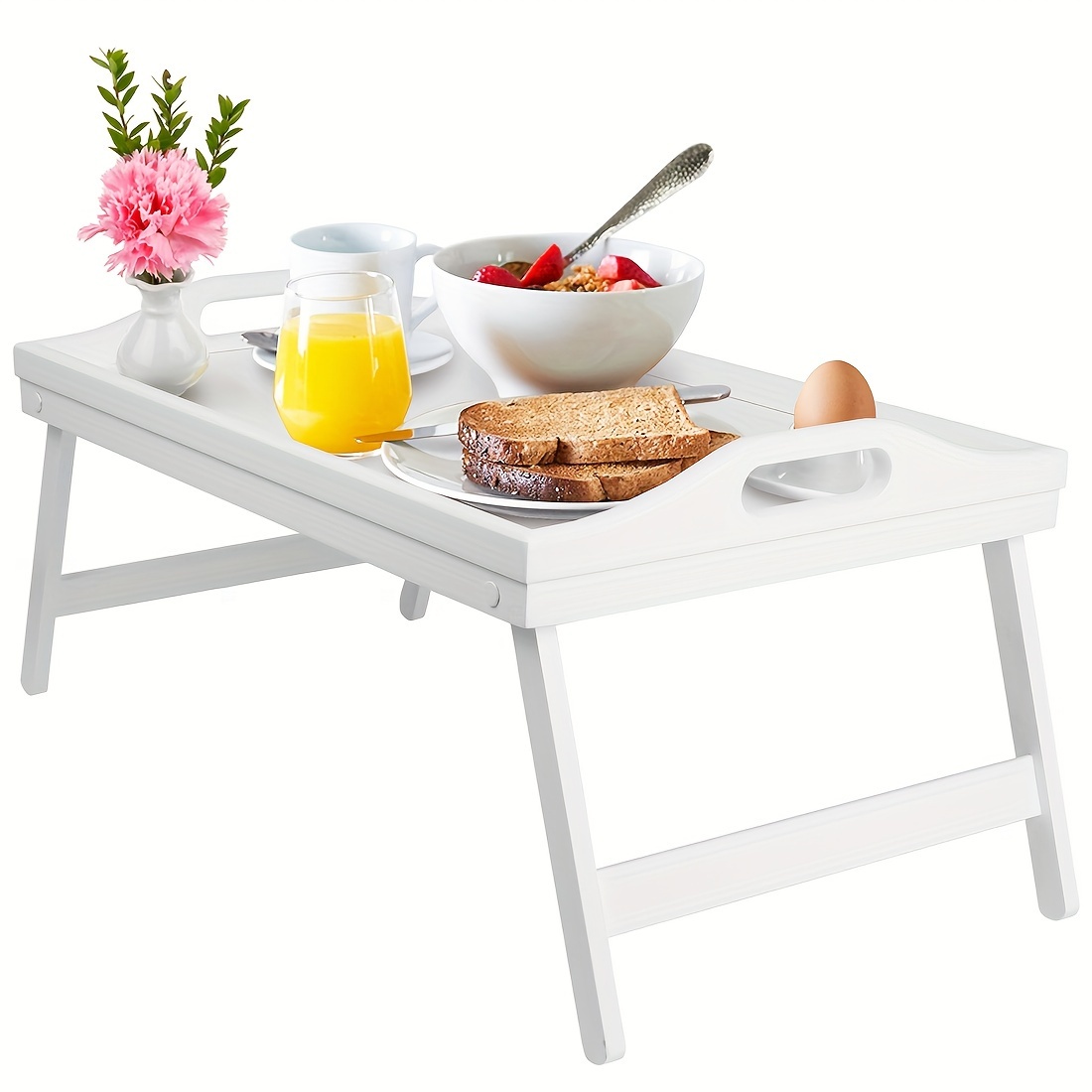 Mesa Plegable En Madera Para Desayunar Bandeja De La Cama - Bed Breakfast  Tray