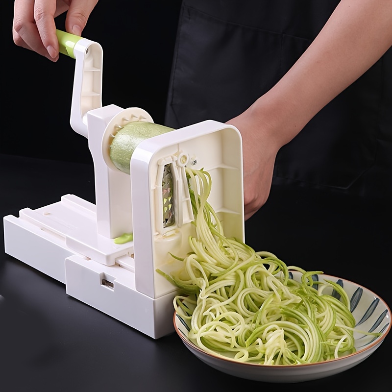 Vegetable Spiralizer, Manual Zucchini Noodle Maker, Zoodles Spiralizer For  Potato, Multifunctional Vegetable Slicer, Fruit Grater, Kitchen Stuff,  Kitchen Gadgets - Temu