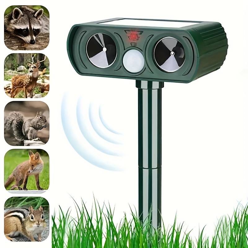 1 Stück, Fuchsabweisender Ultraschall-Katzenschreck Für Gärten,  Wasserdichter Katzenschreck, Solar-Tiervertreiber Für Den Außenbereich, Für  Bauernhof