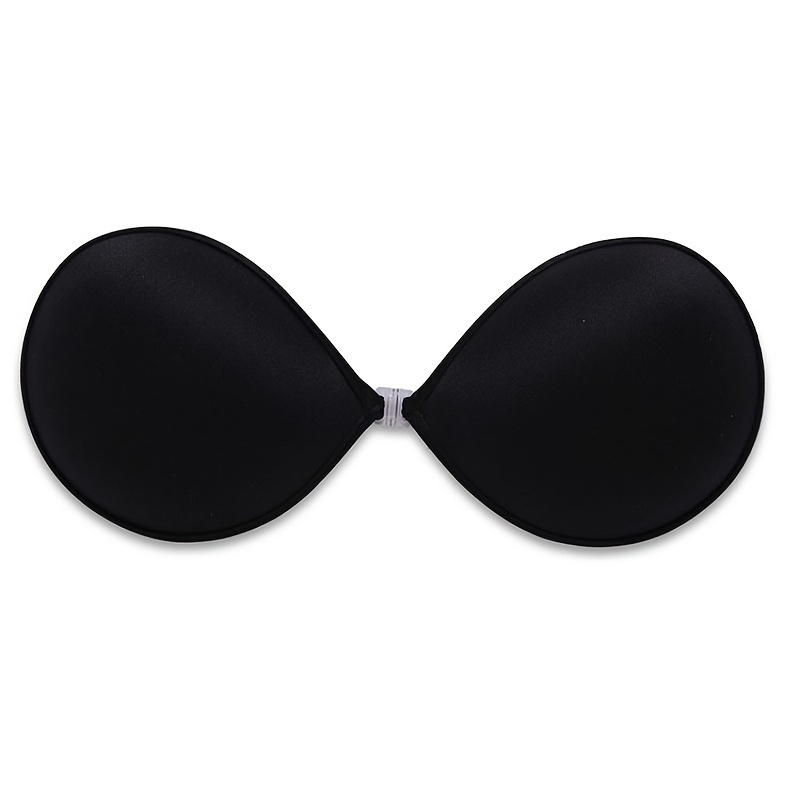 Xianrenge 2 Pieces Adhesive Bra, Strapless Push Up Bra Invisible Silicone  Self-adhesive Bra For Backless Evening Dress-black