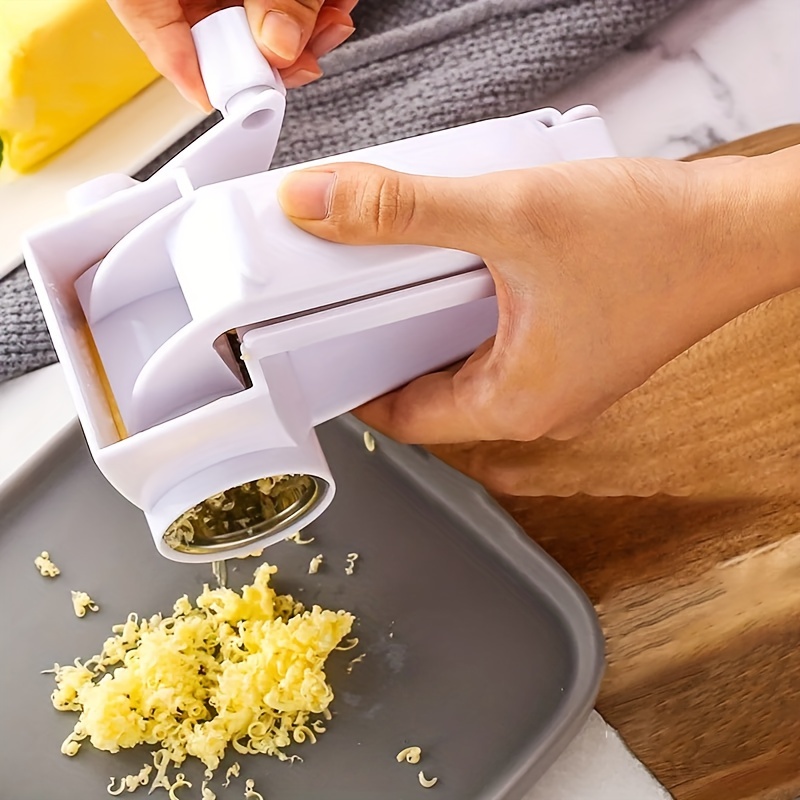 1pc, Cheese Grater With Handle, Household Cheese Grater, Manual Rotary  Cheese Grater, Reusable Cheese Grater For Hard Cheese Chocolate Nuts  Vegetable