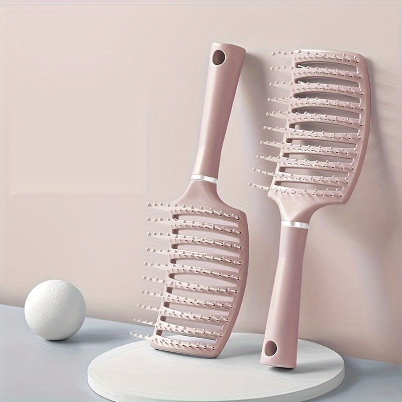 Ergonomic Anti-Static Air Cushion Comb with Scalp Massager and Detacha