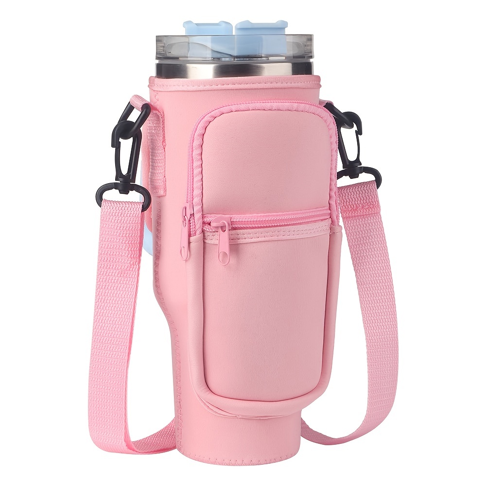 Insulated Neoprene Water Bottle Carrier With Adjustable - Temu