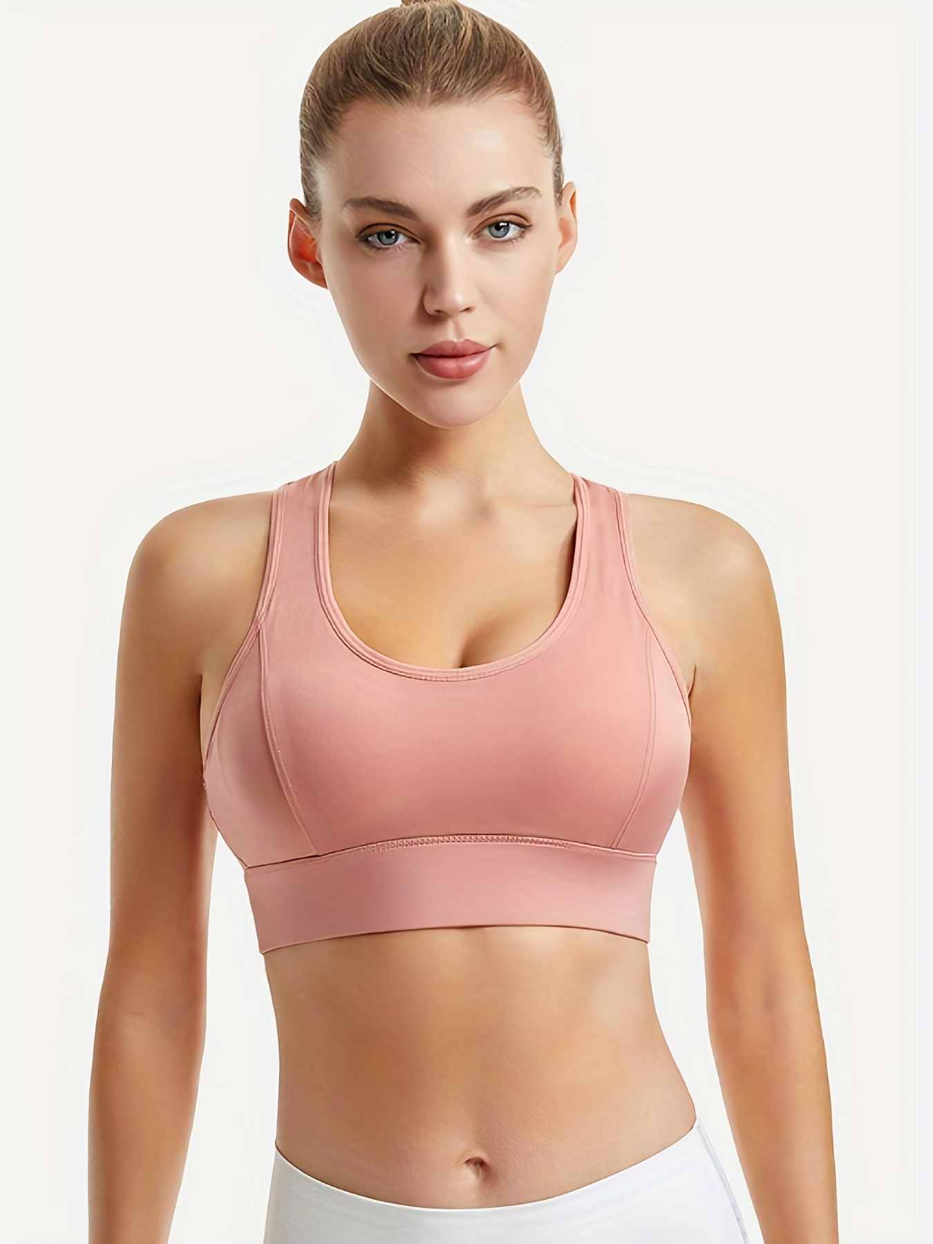 Front Buckle Wireless Sports Bra Comfy Breathable Push Anti - Temu