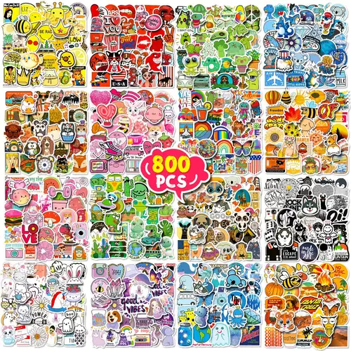 Buy ANERZA VSCO Stickers, Vinyl Waterproof Water Bottle Stickers, Laptop,  Phone, Cute Trendy Aesthetic Stickers for Teens Kids, VSCO Girl Stuff (40  pcs) Online at desertcartEcuador
