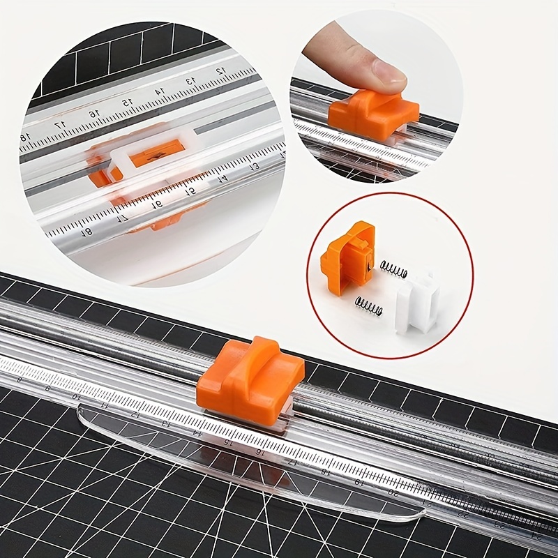 Kağıt Kesici Trimmer Küçük: Otomatik Güvenlik Koruması Ve Katlanabilir Cetvel Ile A4 Karton Fotoğraf Etiketleri Için 12 İnç El Sanatları Ve Scrapbooking Malzemeleri