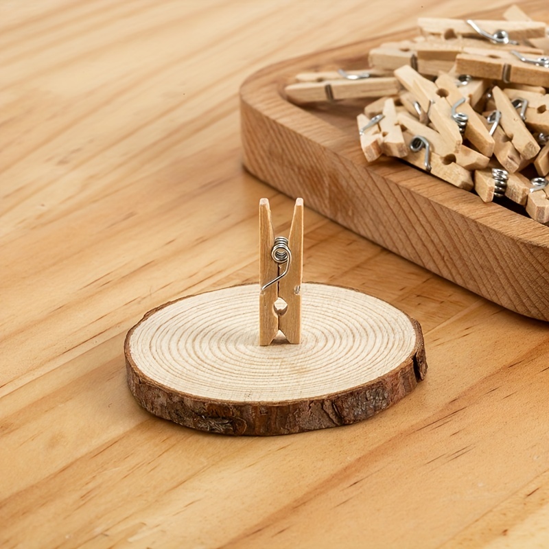 Mini Clothespins Wood, 40pcs.