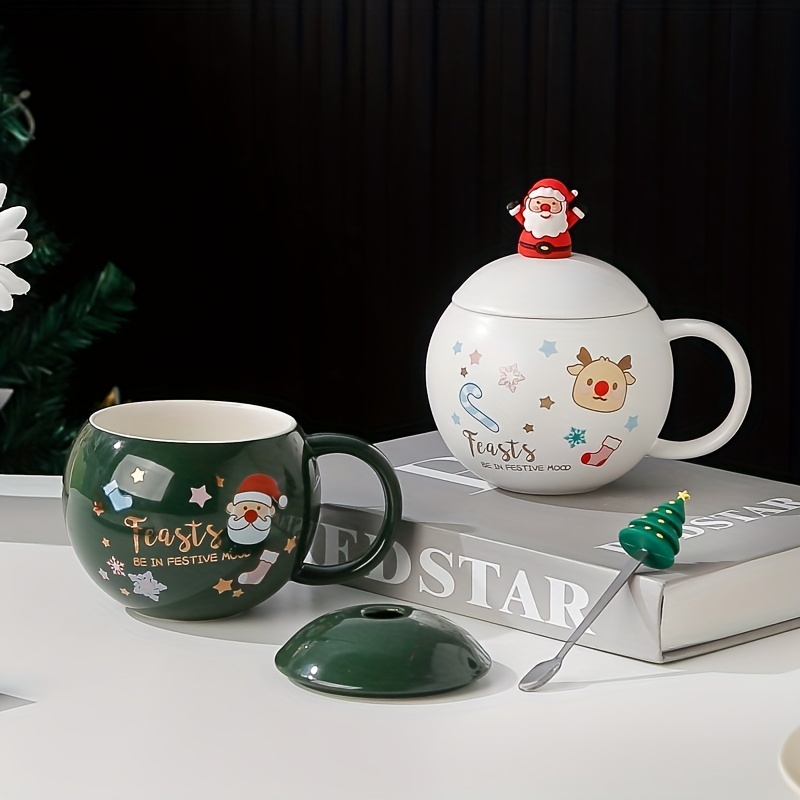 Caneca de Natal com desenhos: um presente criativo