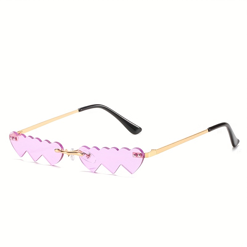 Retro Eyewear Party Funny Decor Fashion Gradient Butterfly Sunglasses for  Women UV Protection Vintage Metal Rimless Sunglasses - AliExpress