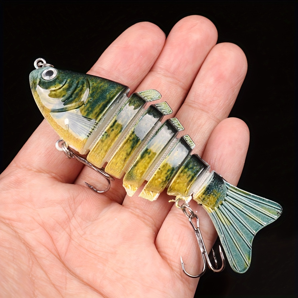 5pcs Multi-Section Bionic Lures: The Ultimate Fishing Bait for Saltwater &  Freshwater Fishing!