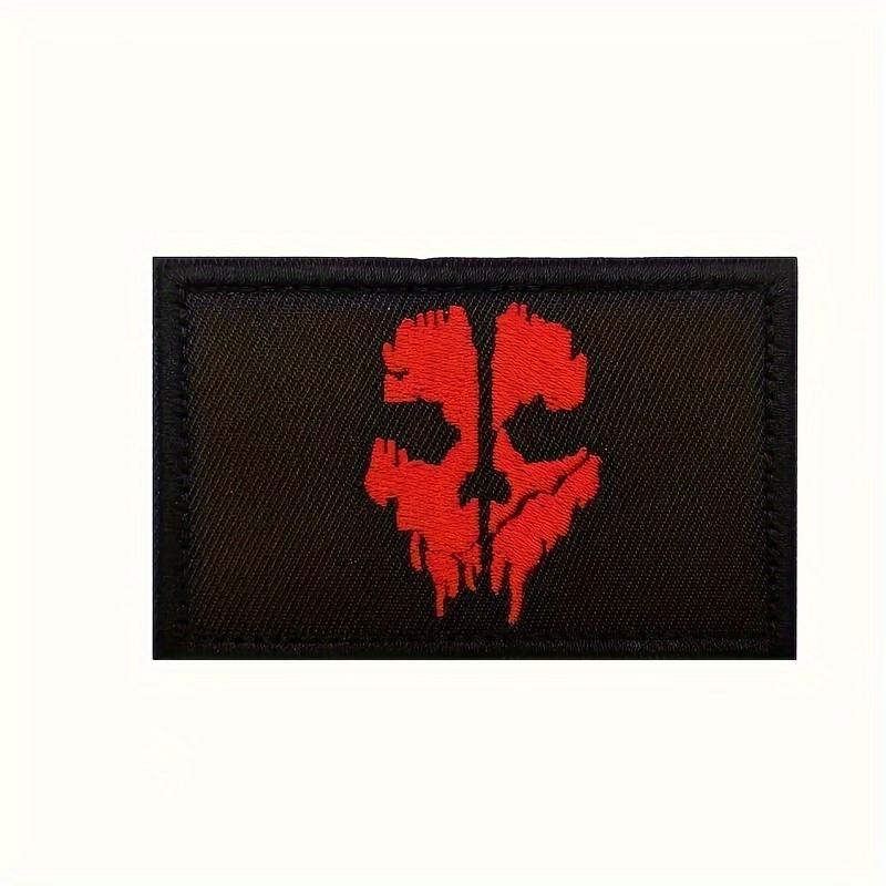 Luminous Reflective Ghost Tactical Patch Punk Skull Hook And - Temu