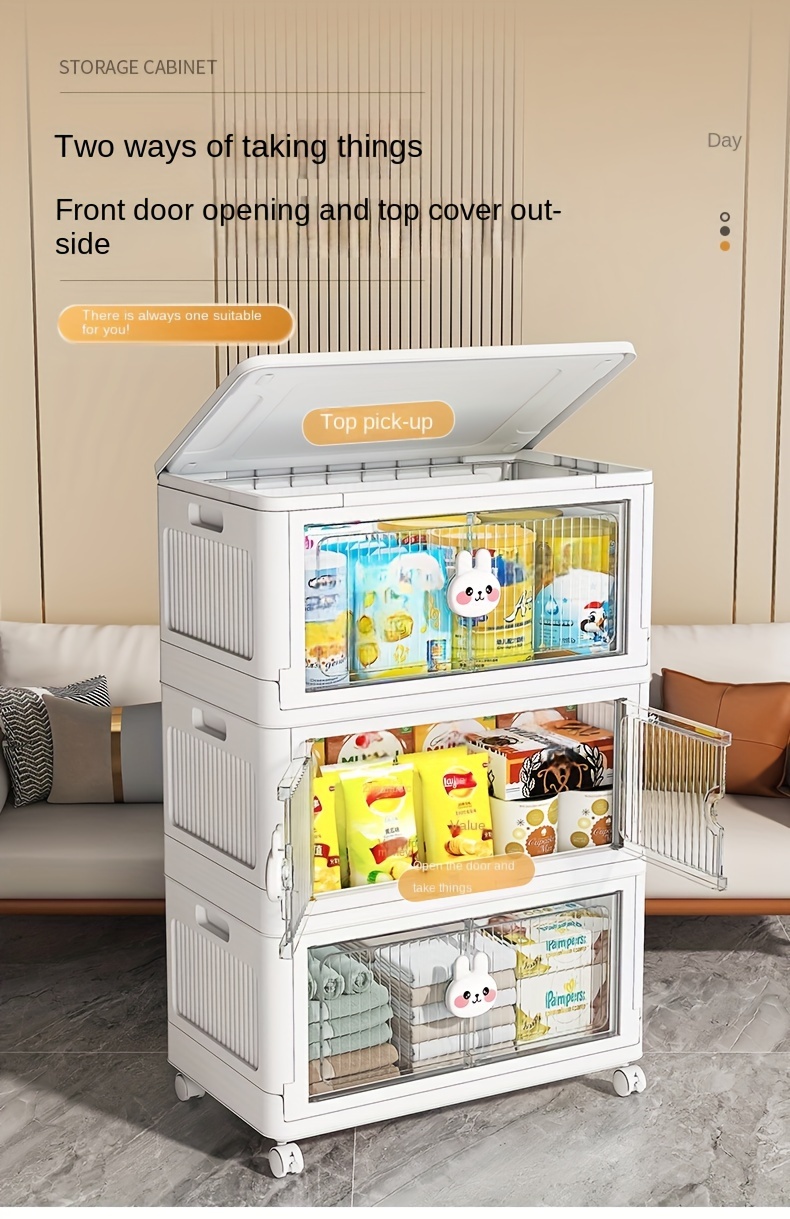 Cartoon Stacking Storage Cabinet Multi layer Household - Temu