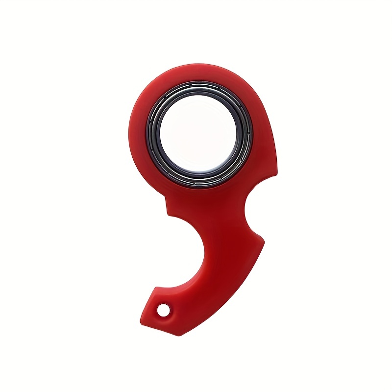 RED Fidget Keychain Spinner | Key Chain, Key Ring, Key Holder, Fidget  Spinner