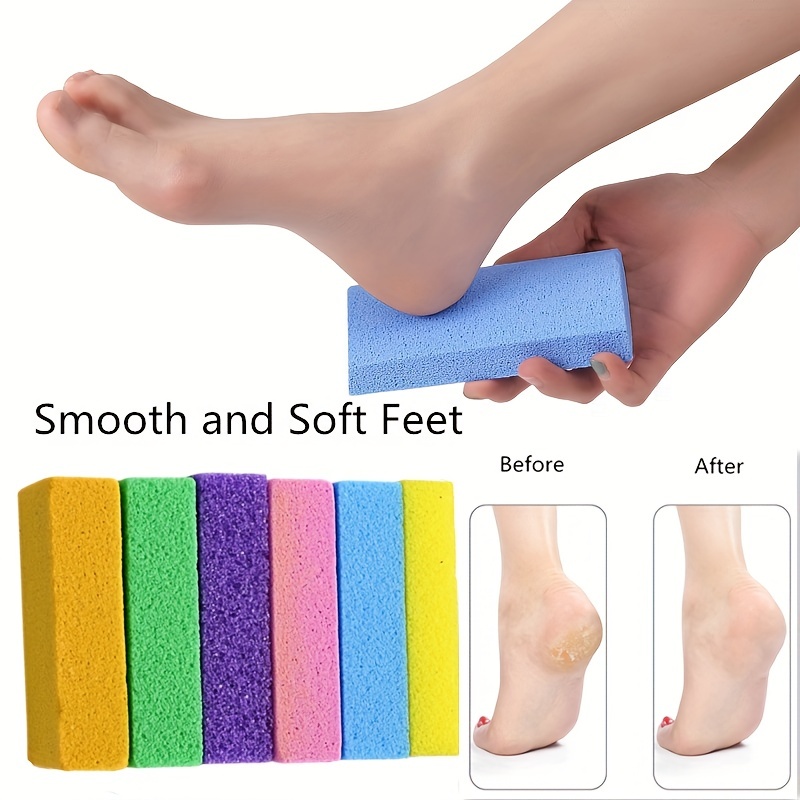 Portable Pumice Stone Foot File For Smooth And Soft Feet - Removes Hard Dead  Skin, Cracked Heels, And Calluses In Minutes - Perfect For At-home Foot  Care - Temu