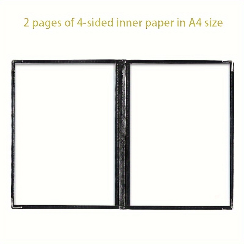Copertine Men&ugrave; Trasparenti XINWOO - 4 Pagine Per Fogli A4 Ristoranti E Bar