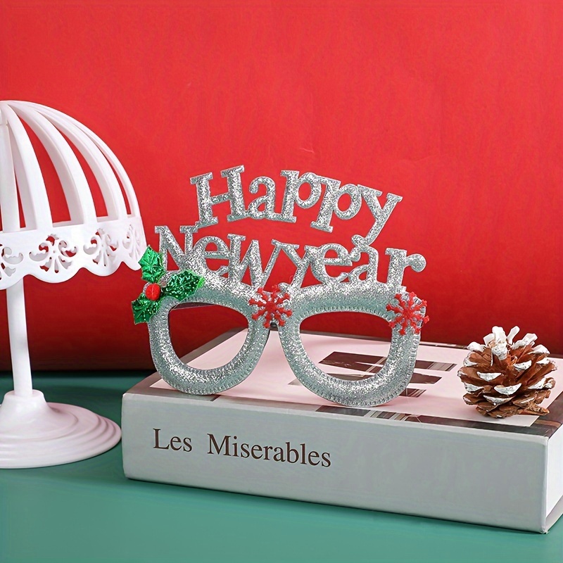 2024 Glasses Frame New Year Party Decor Decorative Party - Temu