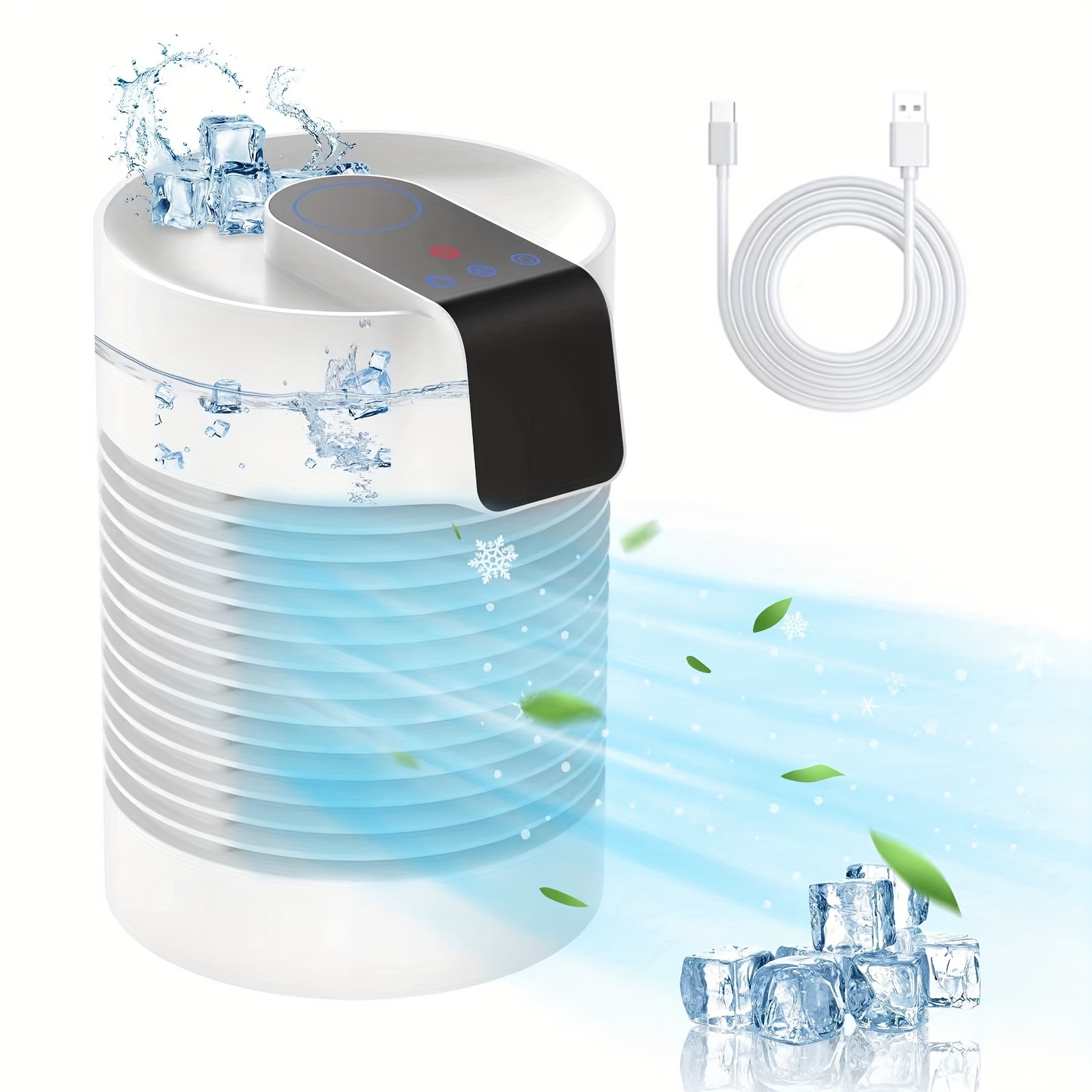 Tragbarer Smart Ac Luftkühler 7 Led lichtern Mini usb - Temu Austria