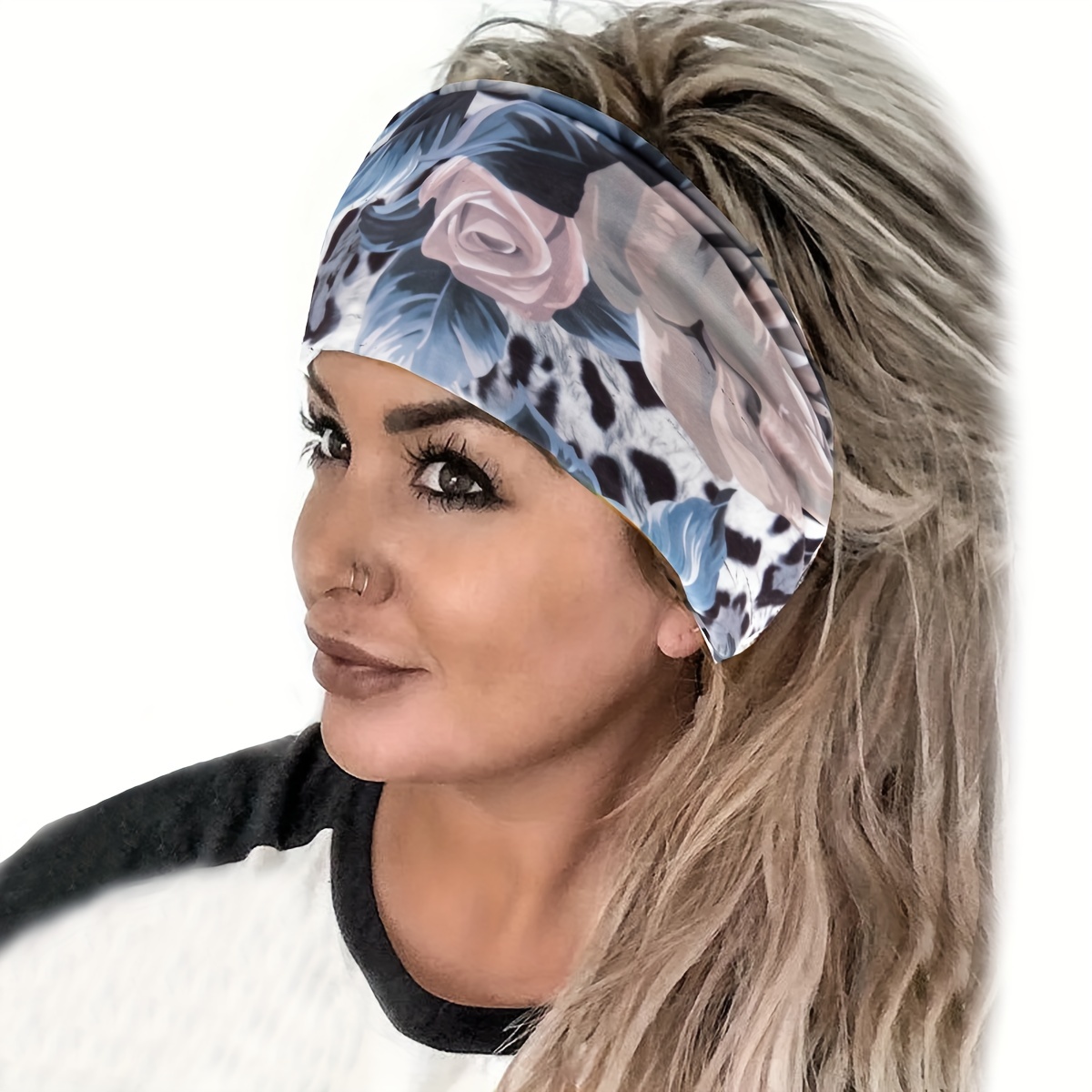 Leopard Print Yoga Headbands