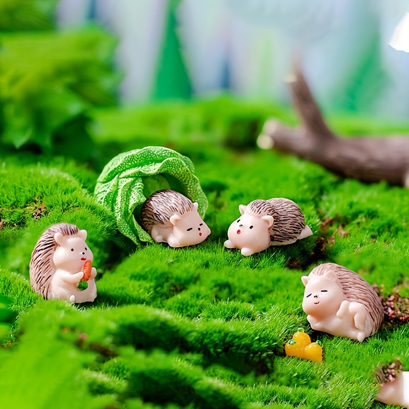 120 Pcs Mini Garden Animals Figures - 30 Frogs, 20 Hedgehogs, 40