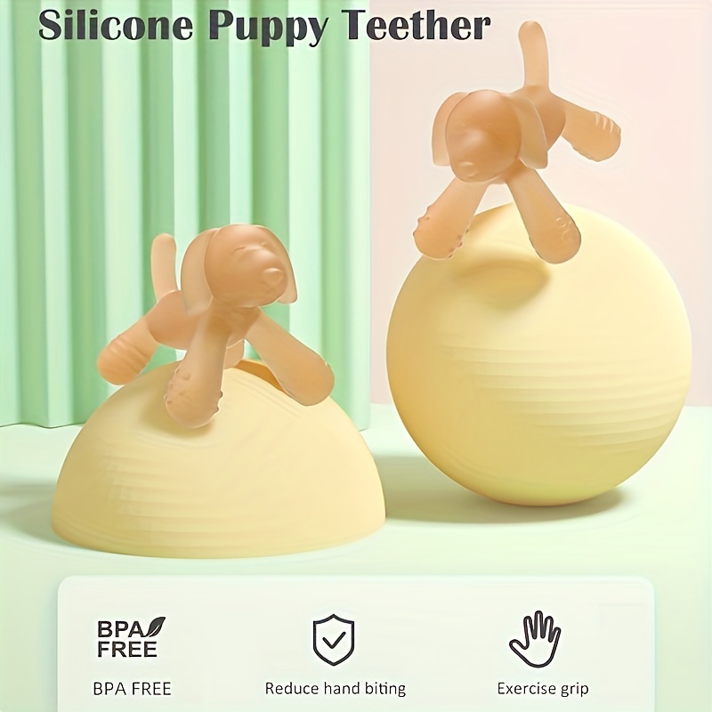 1pc jouet de dentition en forme de feuille de silicone pour bébé jouets de