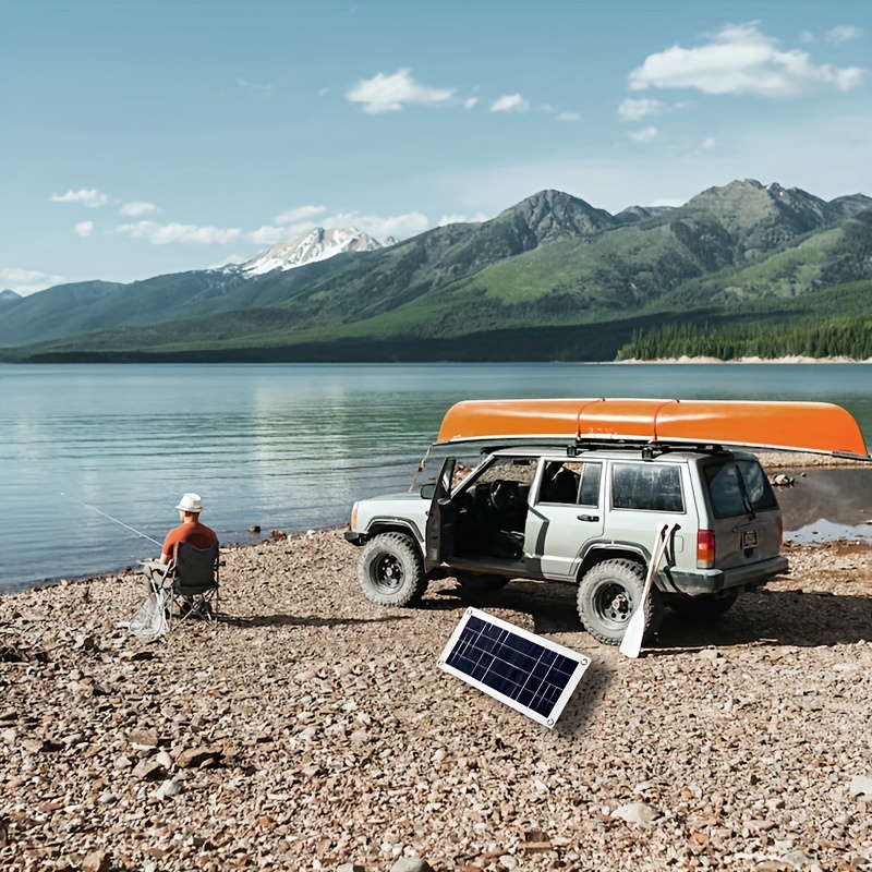 1pc Panneau De Charge Solaire Portable Extérieur Étanche - Temu Canada