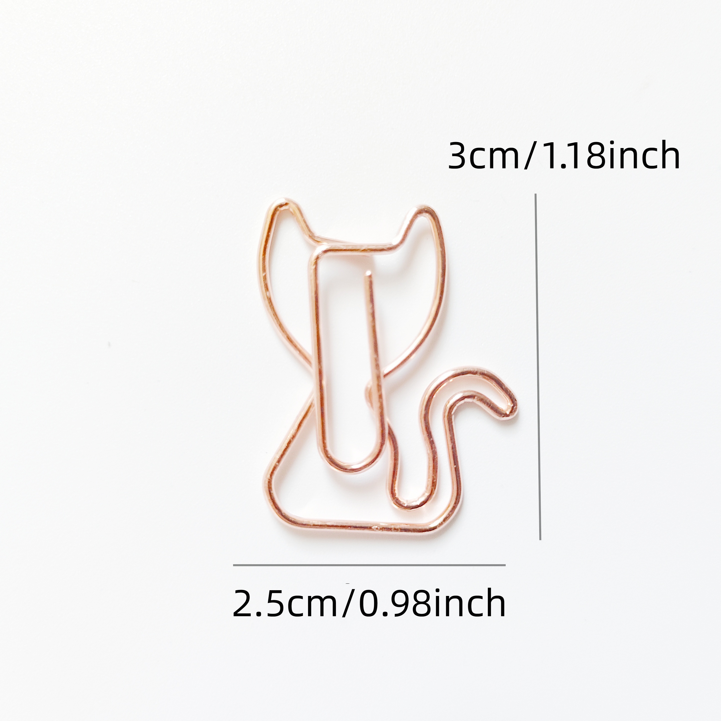 8pcs Small Animal Shape Metal Paper Clip
