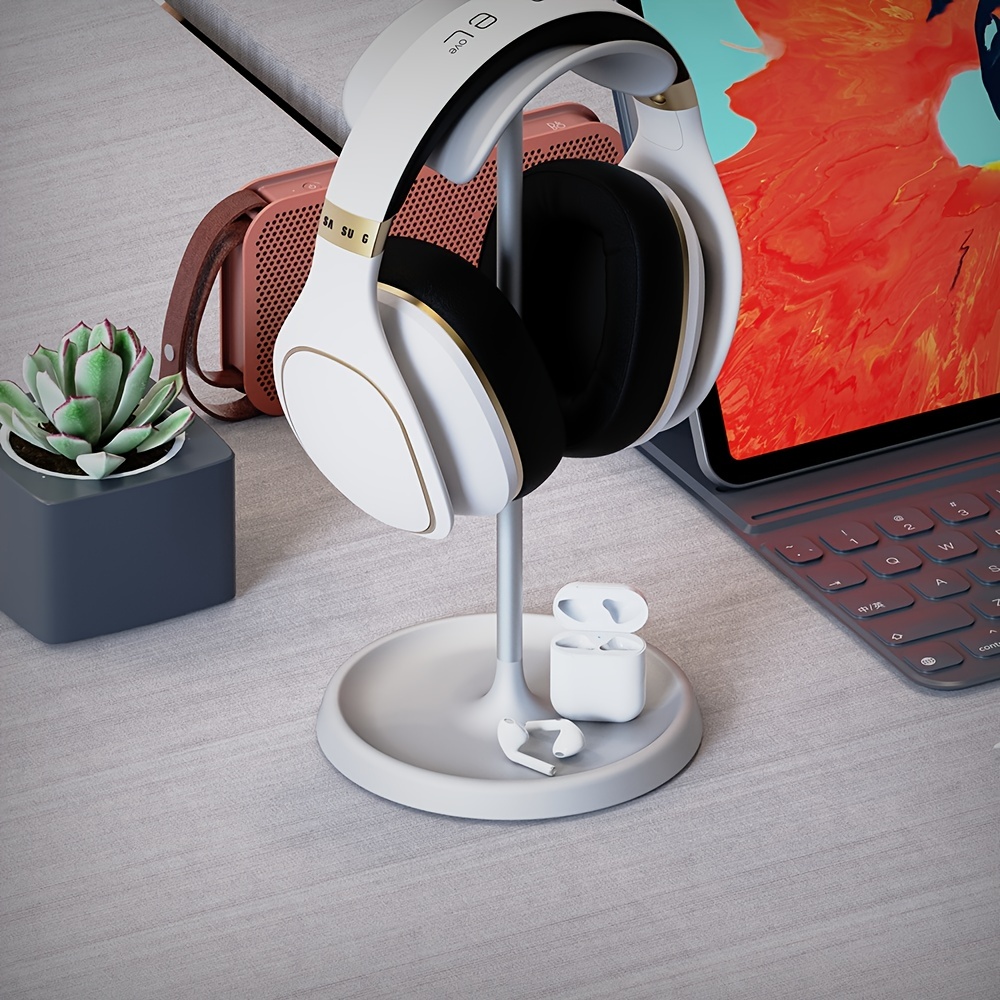 Alloy Headphone Stand Holder Rack Support Gamer Headset Stand Aluminum  Black Bluetooth Earphone Hanger PC Gaming Accessories