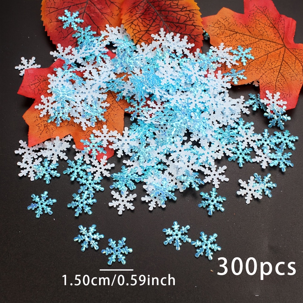 Snowflake Design Throwing Confetti Snowflakes Confetti For - Temu