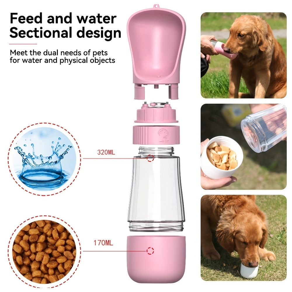 Botella Agua Perros Dispensador Cuencos Agua Perros Bebedero - Temu