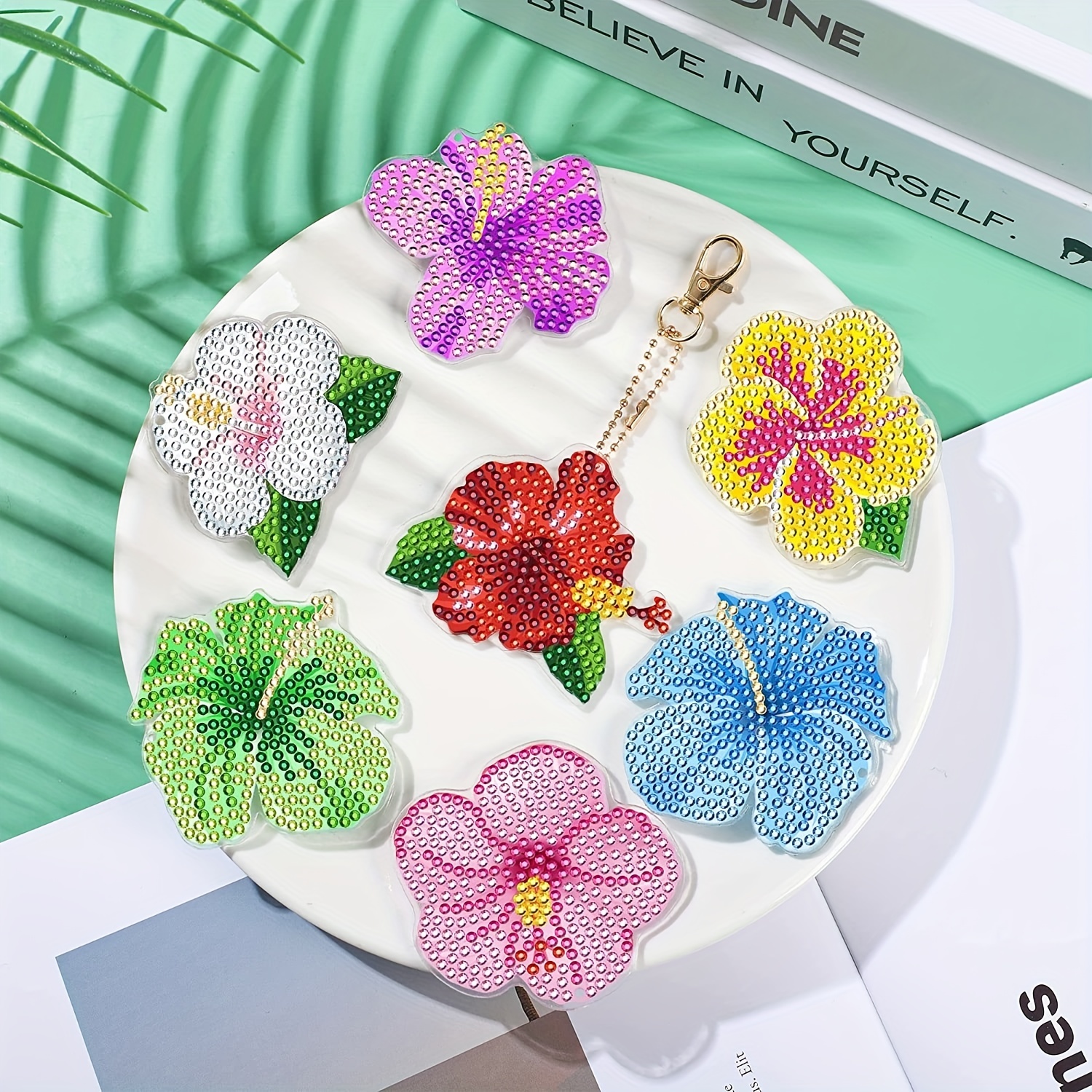 Tropical Flowers, 5D Diamond Painting Kits
