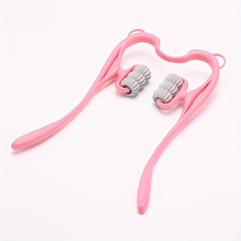 Plastic Pressure Point Therapy Neck Relieve Hand Roller Pink