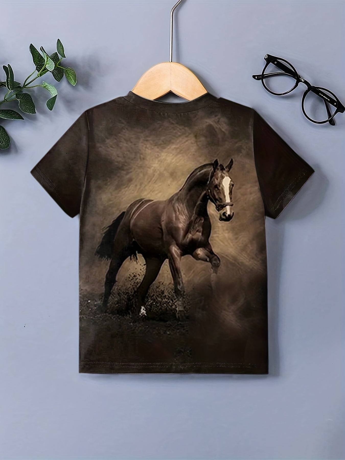 Horse Print T Shirts for Kids - Summer Outfit Essential