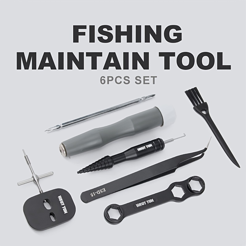 Fishing Reel 6 Piece Maintenance Tool Set Spool - Temu