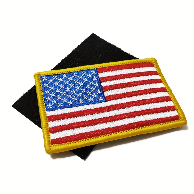African American Flag Iron on Patch, Cute Patch, Iron on Patch, Embroidered  Patch, Crafting, Crafts 