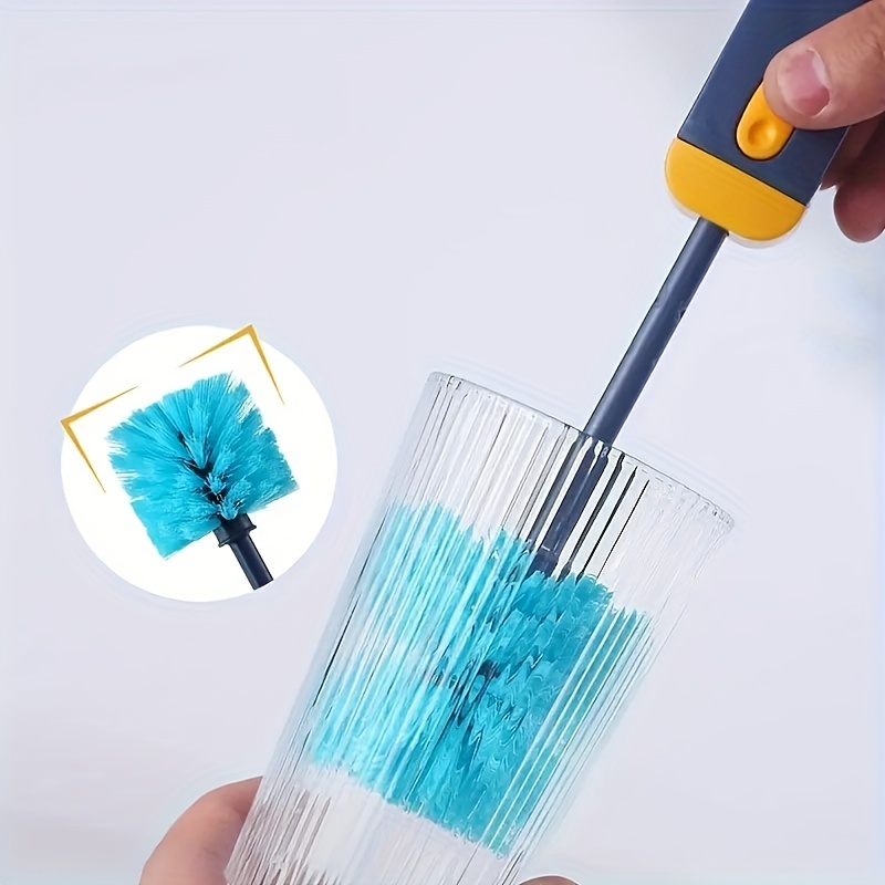 4pcs Cup Brush,Milk Bottle Brush,Straw Cup Brush,Milk Bottle Nipple  Cleaning Brush,Long Handle Thin Brush