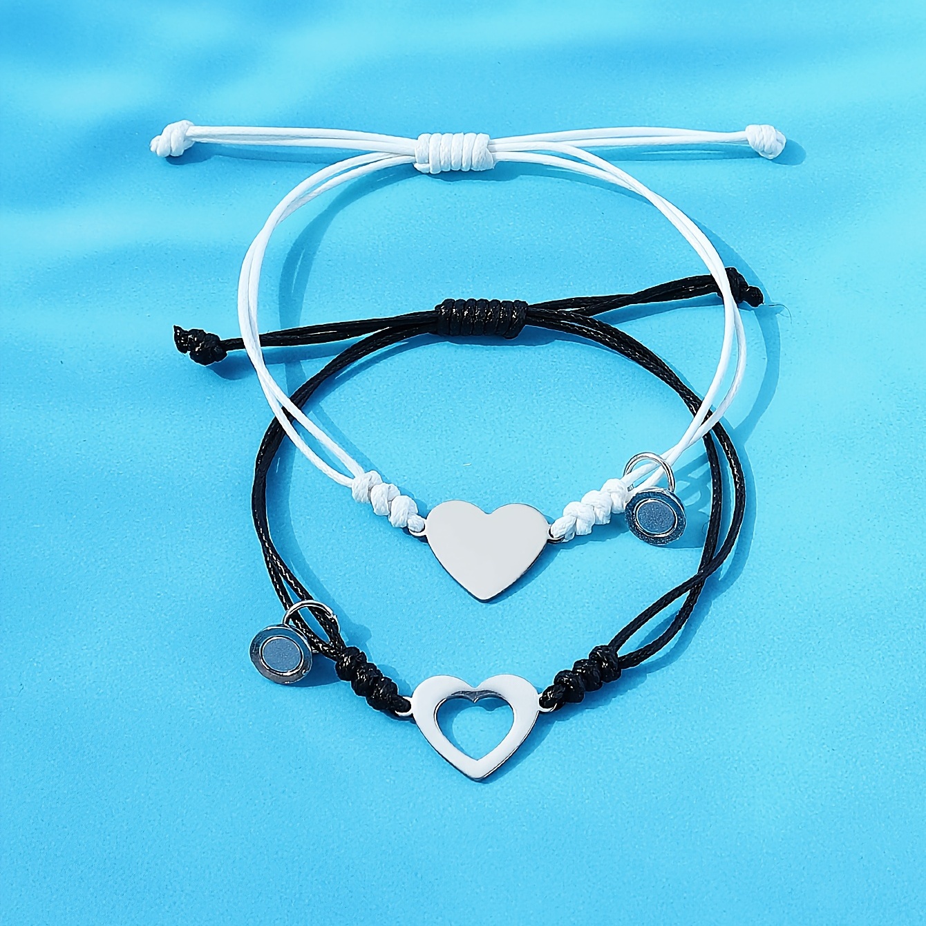 Magnetic Bracelet Heart Magnet Love Boyfriend Girlfriend Friends Couple Gift