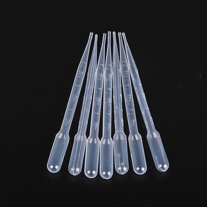 20 50pcs disposable plastic straws plastic droppers and pipettes laboratory gadgets laboratory pipettes