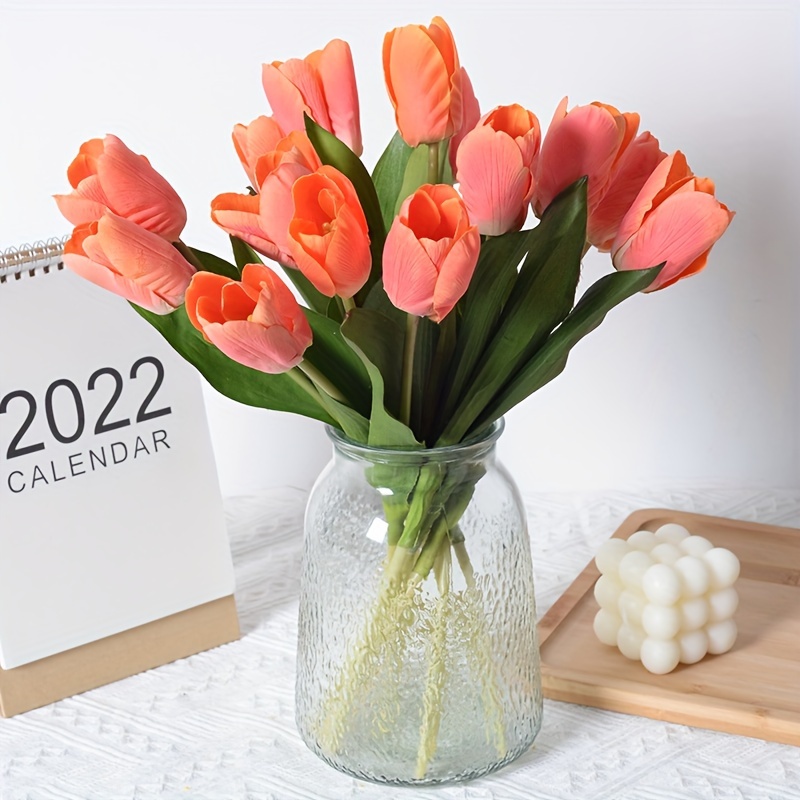 35 cm 10 pezzi fiore di tulipano Bouquet di tulipani artificiali schiuma di  PE fiore finto per la decorazione della cerimonia nuziale decorazione del  Bouquet da giardino di casa - AliExpress