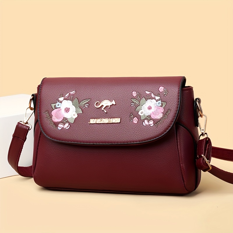 Fashion Small Phone Bag, Women's Trendy Faux Leather Flap Crossbody Bag  With Adjustable Strap - Temu