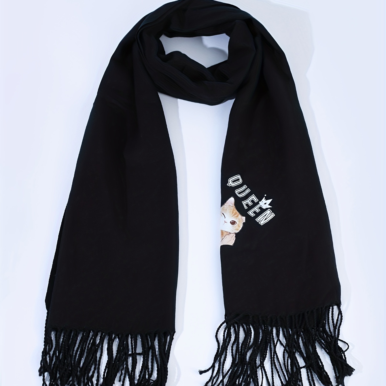 1pc Faux Cashmere Jacquard Woven Women's Scarf Shawl For Daily