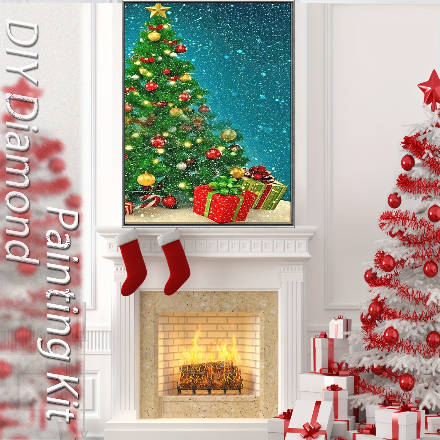 Christmas Diamond Painting Kits gifts Christmas Tree Full - Temu