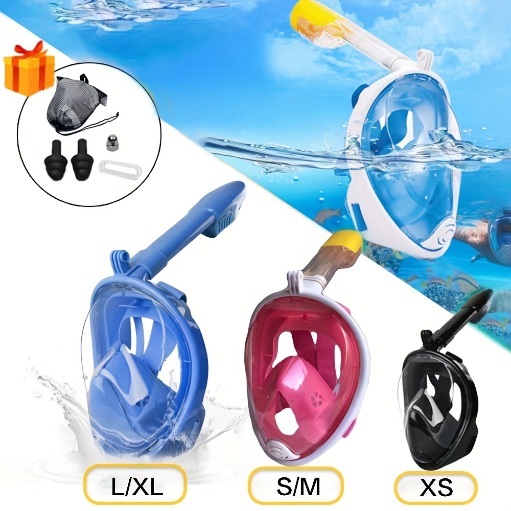 Lunettes de plongée,ensemble de tubes de tuba,masque de plongée  Anti-buée,combinaison de natation,jeux en plein air dans l'eau,équipement  Durable - Type YELLOW