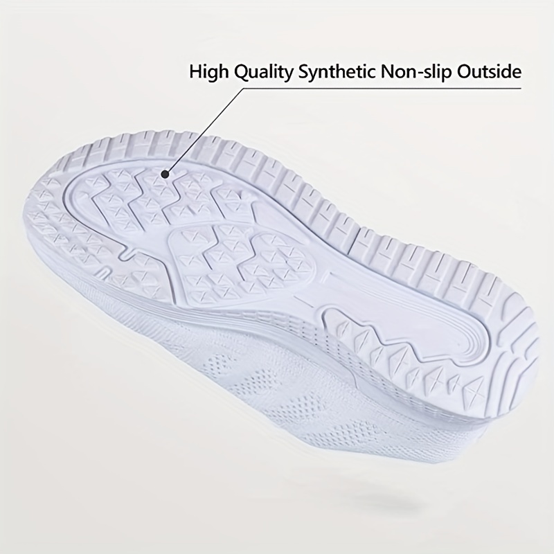 Women's Breathable Lace Up Knit Sports Shoes