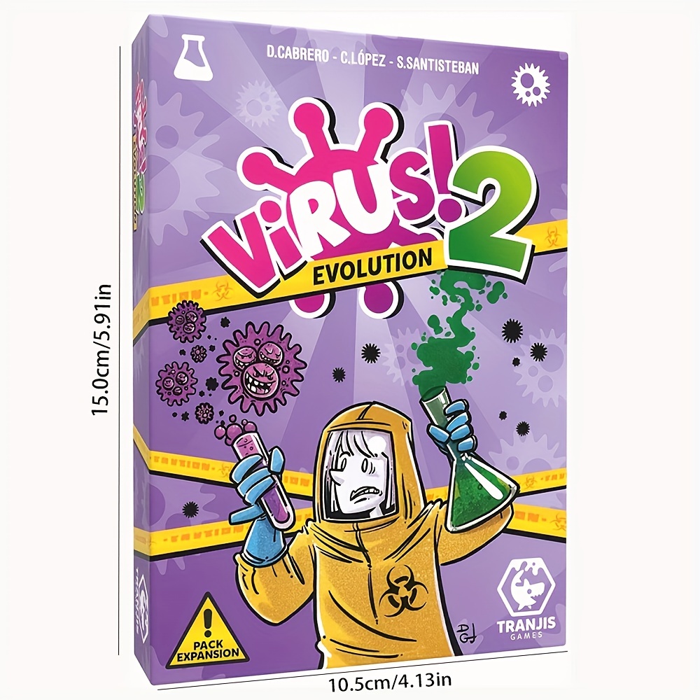 Jogo De Cartão O Ctagiosly Virus Jogo De Cartão Divertido Verde Jogo De  Tabuleiro Versão Espanhol