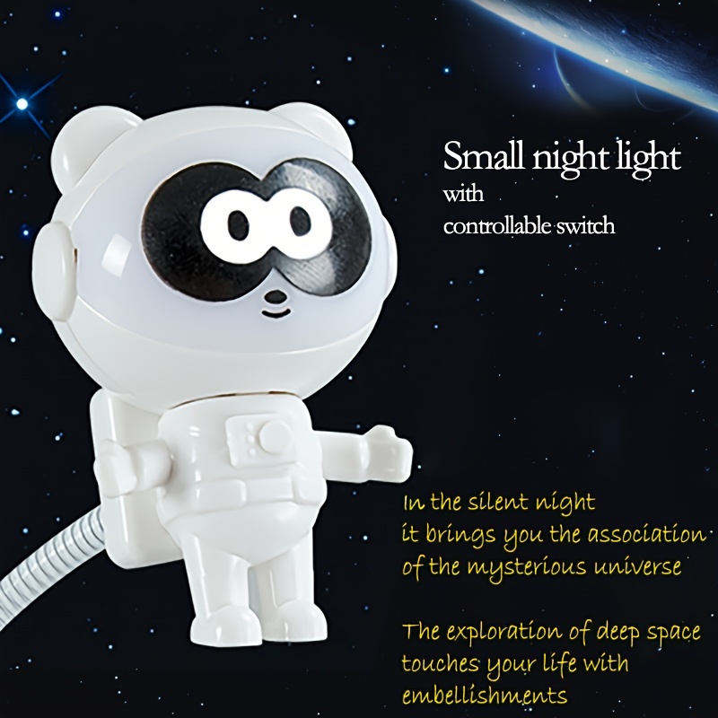 Luce Notturna A Led Astronauta Lampada Decorativa Tubo Usb - Temu