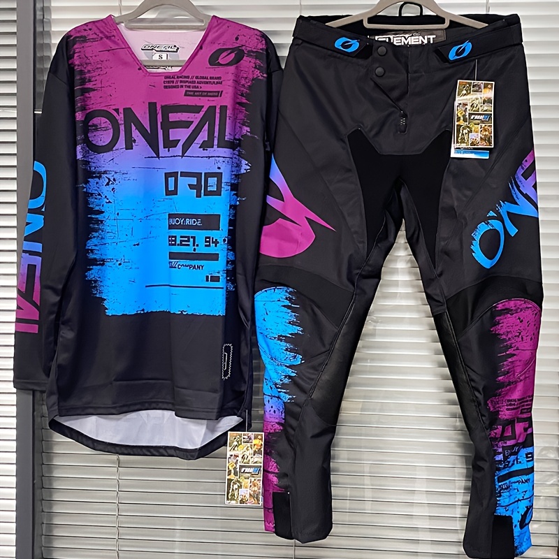 Conjunto de pantalones de motocross para hombre, conjunto de equipo MX para  motocross, ropa de carreras para adultos, BMX ATV